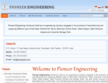 Tablet Screenshot of pioengineer.com
